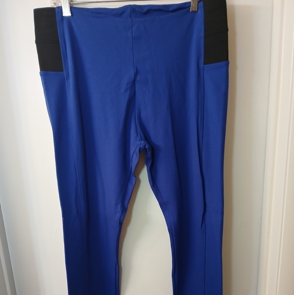 Women's Sky Plus Royal Blue Leggings Size 2XL - Picture 1 of 5
